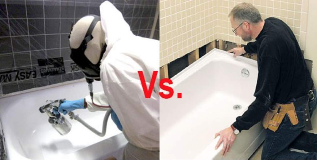 Deciding between refinishing a bathtub vs replacing
