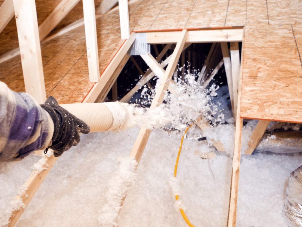 Leaf Blower Hacks for Installing Attic Insulation