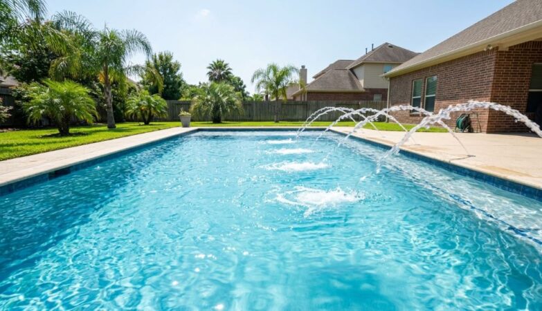 Pool return jet with reduced water pressure